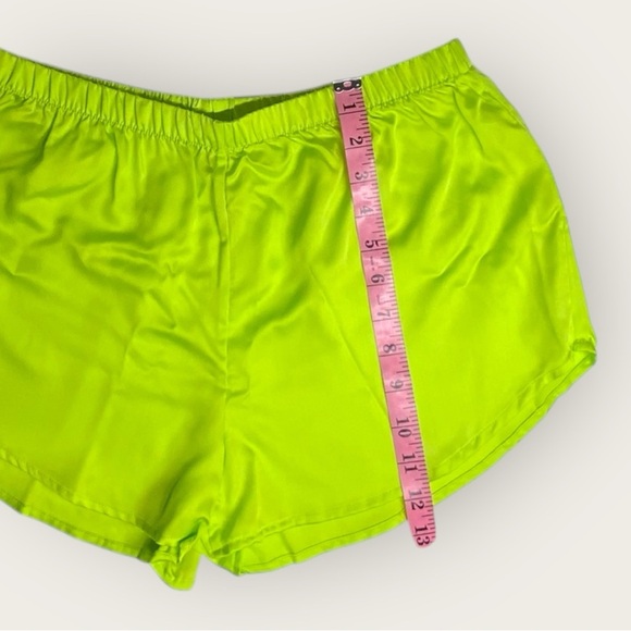 NWT | Ettitude | Signature Sateen Shorties | Lime Green | Small - Picture 11 of 12
